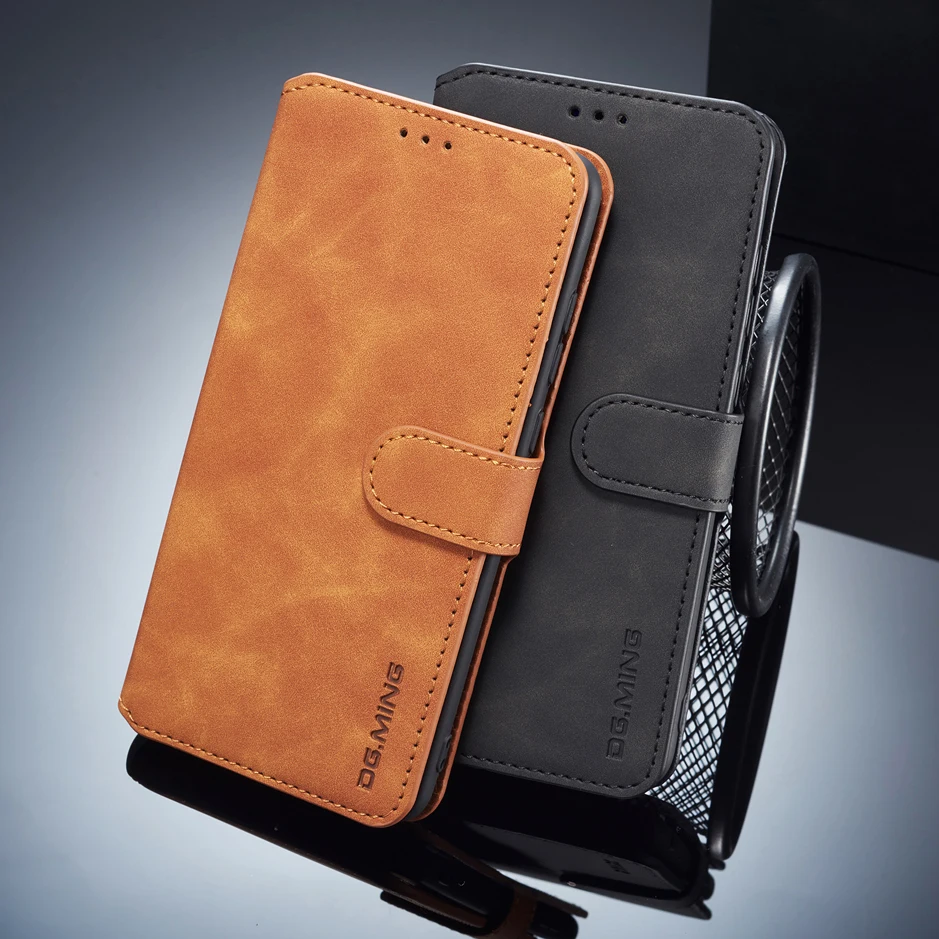 Винтажный кожаный чехол для Huawei Mate 20 Pro P20 Lite держатель карт кошелек Магнитный