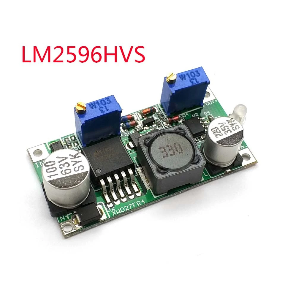 DC LM2596 HVS LM2596HVS 60 в 3A понижающий постоянный ток/напряжение CC CV модуль светодиодный