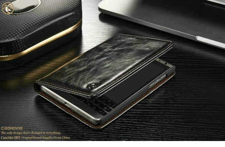 CaseMe PU кожаный чехол для Blackberry Passport 2 роскошный винтажный Бизнес Флип-Стенд кошелек чехол для телефона Coque для мужчин/женщин