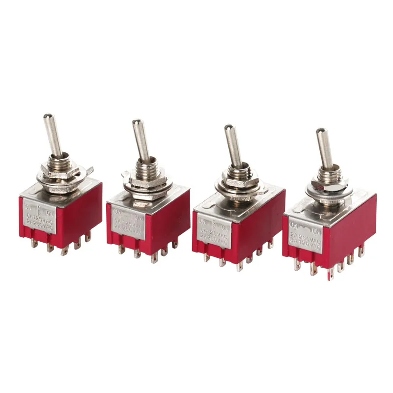 1 шт. 12 контактный мини переключатель 4PDT ВКЛ./вкл. ВКЛ. 2A250V/5A125VAC MTS 402 403|switch switch|switch