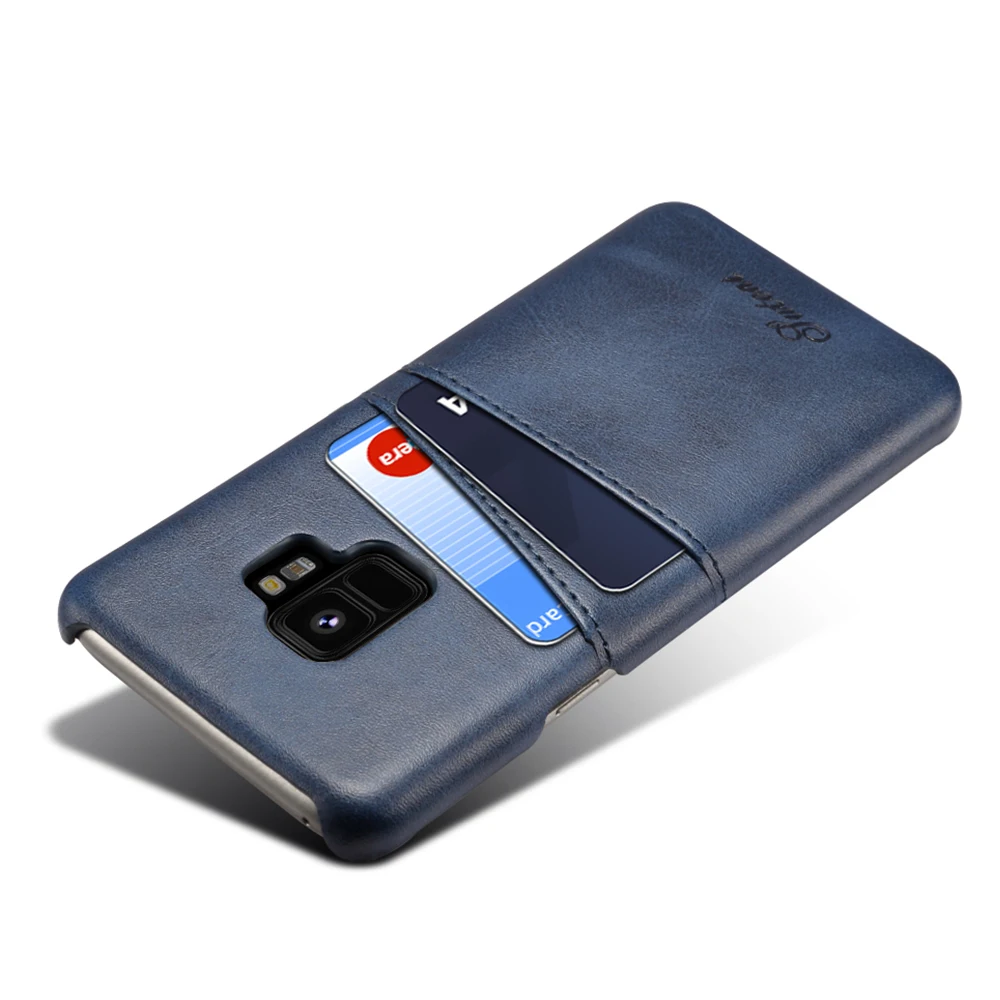 FORCA Элитный бренд кожа с карты случай мобильный телефон оболочки Coque для samsung S9