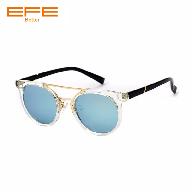 EFE модные брендовые дизайнерские женские солнцезащитные очки на плоской подошве