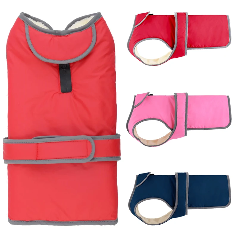 Светоотражающая Одежда для собак маленьких средних и больших зимний теплый