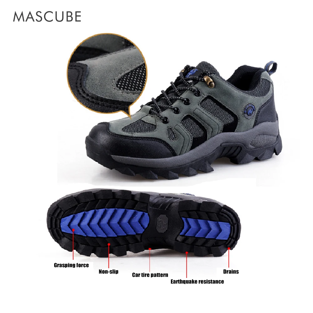 MASCUBE/Мужская обувь для альпинизма треккинговые водонепроницаемые дышащие