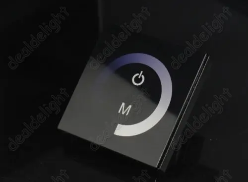 TM06 одноканальная Сенсорная панель светодиодный диммер контроллер переключатель