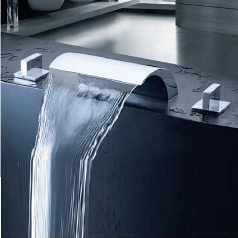 3 шт. хромированный смеситель для ванной комнаты Водопад|faucet fittings|tap wrenchfaucet mixer tap |