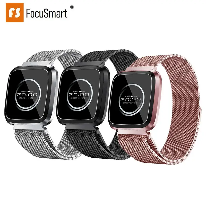 FocuSmart 2019 новые L18 Смарт часы фитнес трекер кровяное давление монитор сердечного