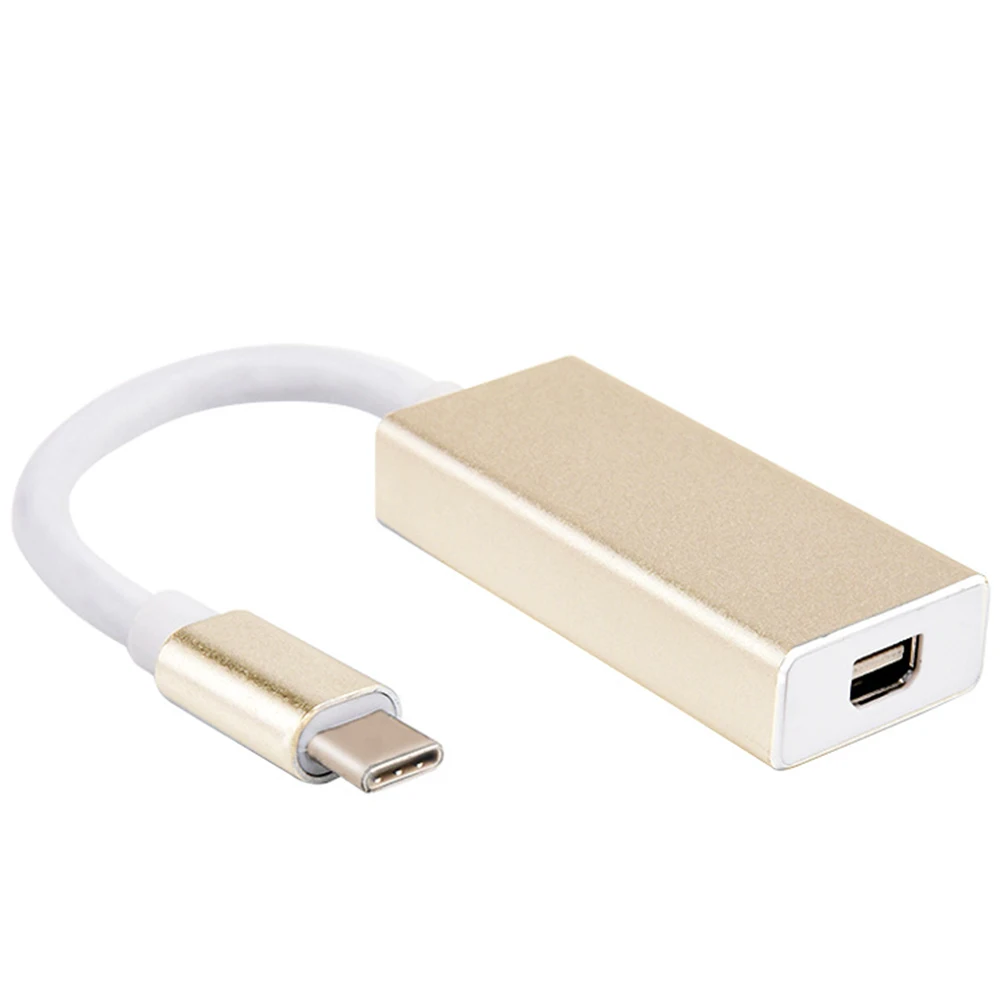 USB C к Mini DP адаптер видео 1080 P конвертер кабель аудио мужчин и женщин HD для Apple MacBook |