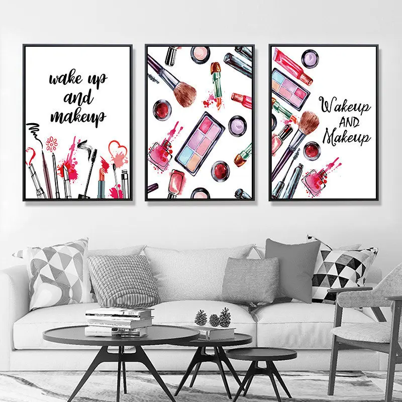Новоселье и макияж настенные картины художественный печатный плакат домашний