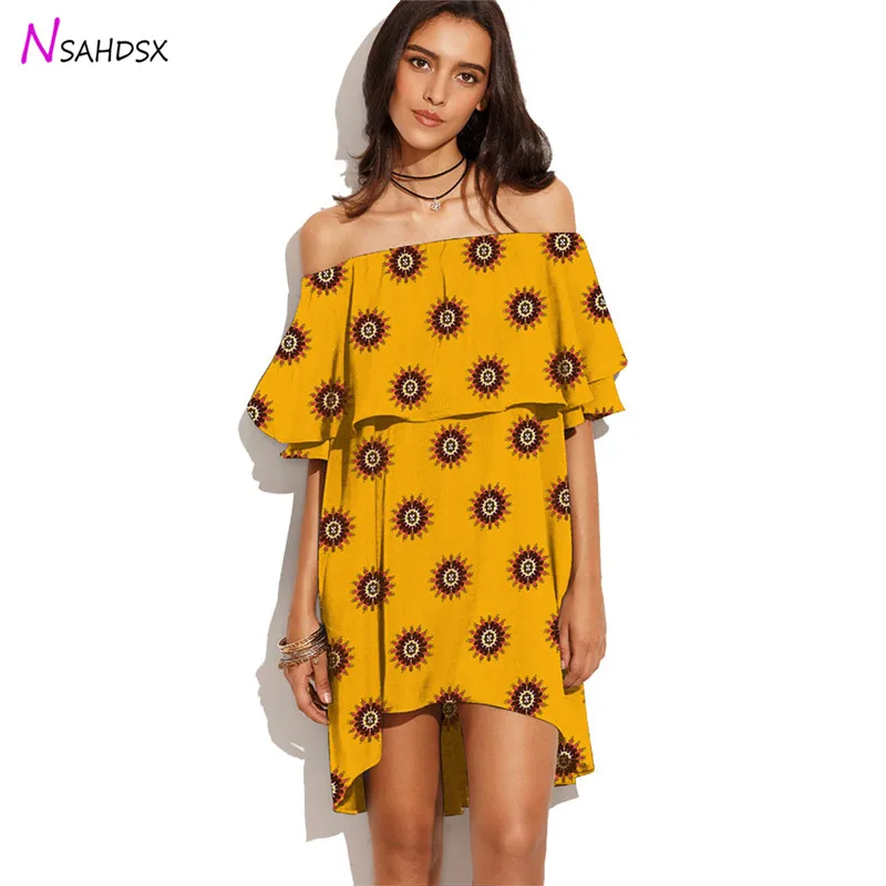 2019 распродажа Vestido Collared фруктовый принт мини платье комбинации искусственных