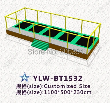 6 в 1 аттракцион помещении парк с батутом фитнес-кровать спортивный батут защитой