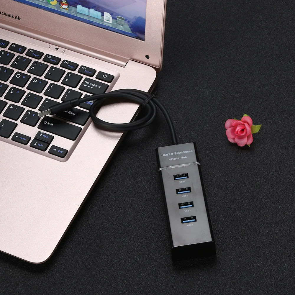 Высокоскоростной 4 портовый usb разветвитель USB 3 0 для передачи данных и расширения