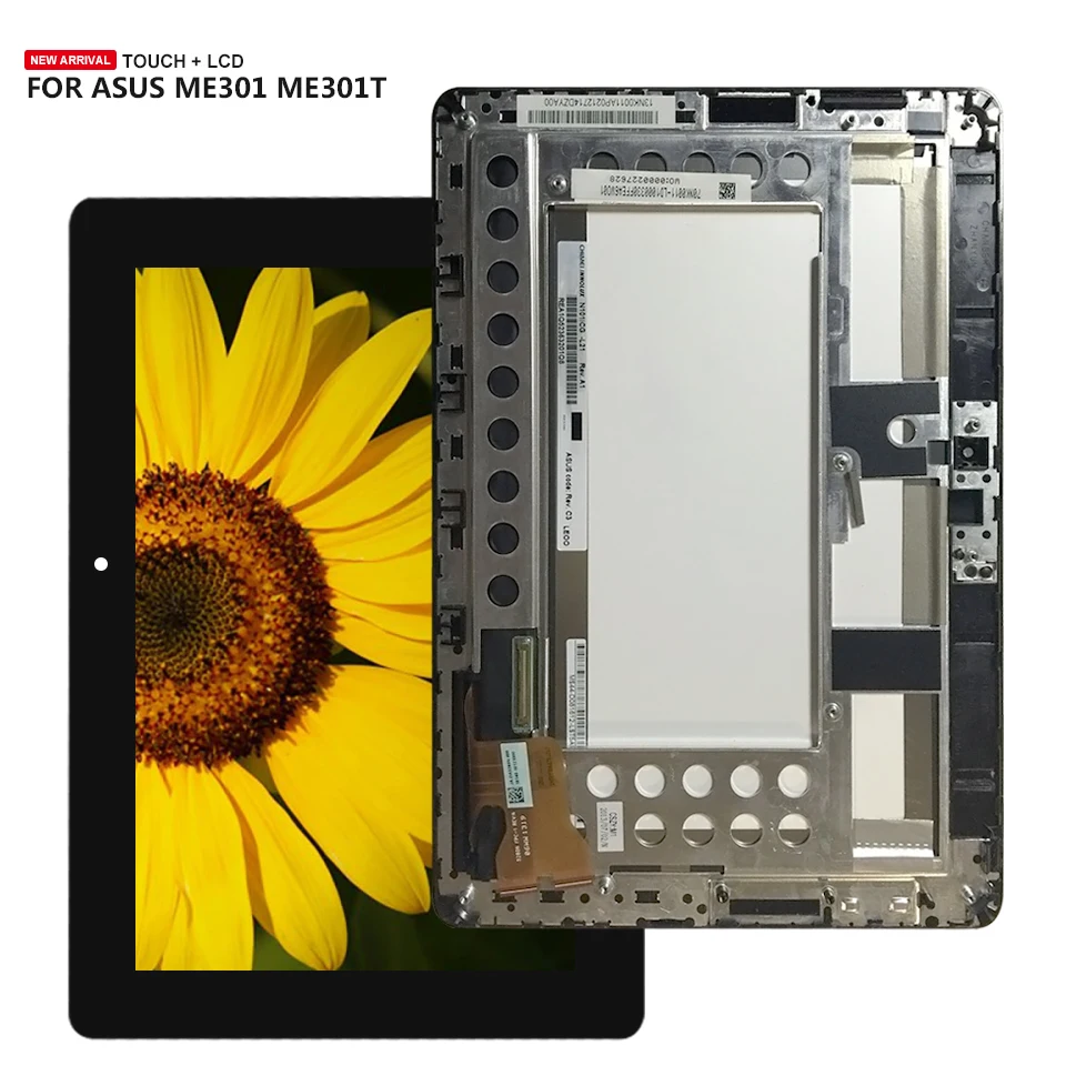 Для ASUS memo pad Smart ME301 ME301T 5280N FPC-1 ЖК-дисплей сенсорный экран панель дигитайзер стекло в сборе с рамкой+ Инструменты