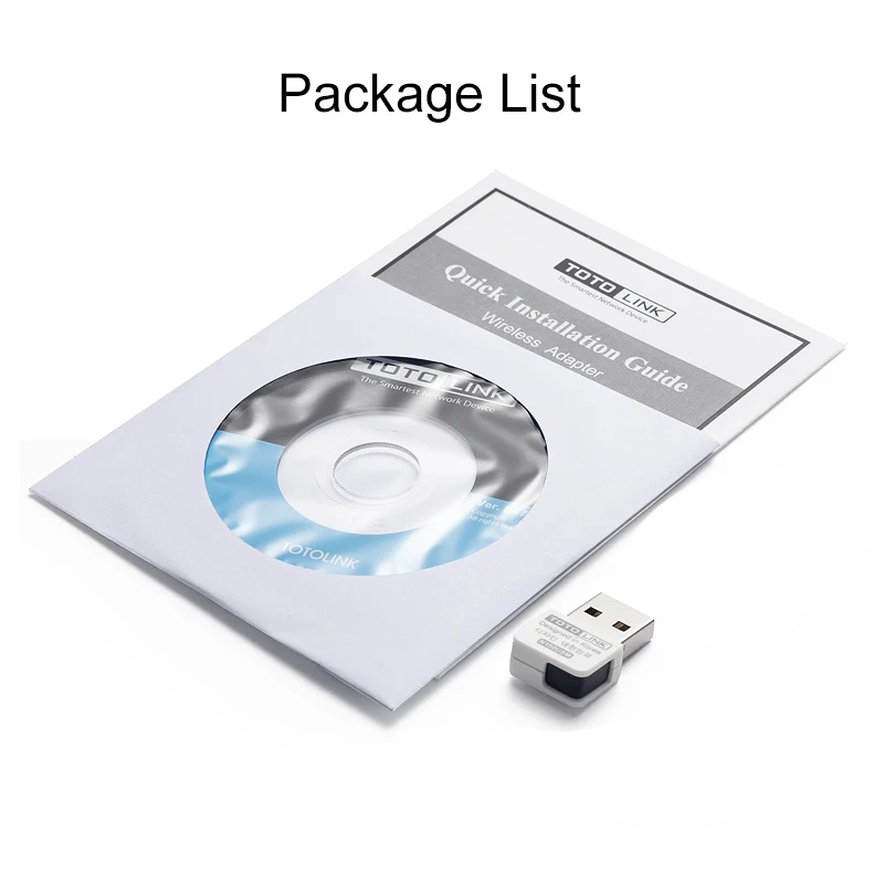 TOTOLINK N150USM 150 Мбит/с Беспроводной мини USB2.0 Wi Fi адаптер приемник Сетевая Карта 802.11n/g/b