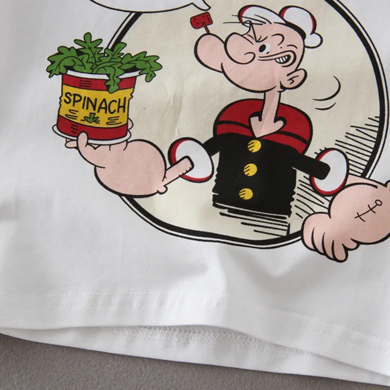 2019 летняя модная Одинаковая одежда для семьи Повседневная футболка с принтом