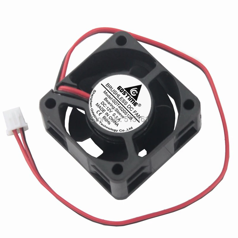 5 шт Gdstime 4020 12V 2Pin 40x40x20mm 40mm DC охлаждающий вентилятор