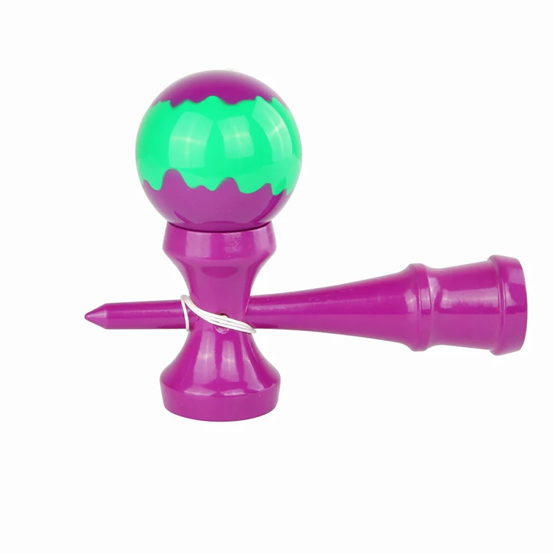 3-Цвет пульсации Kendama Бук деревянная жонглирование умелые шарики профессиональный спорт на открытом воздухе игрушки для детей и взрослых