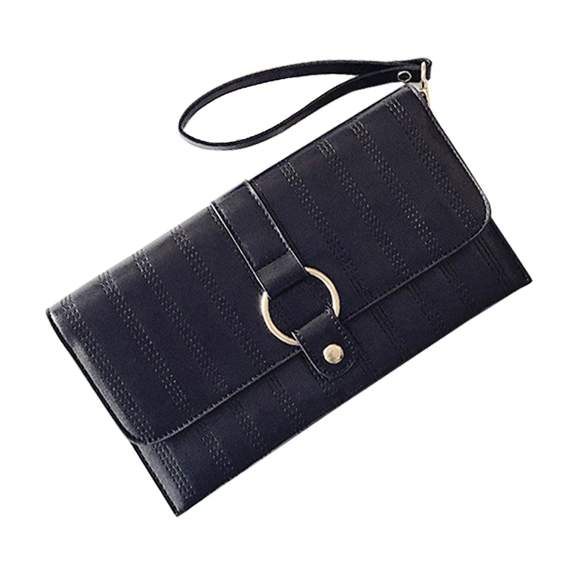 

Gina Tang Hand Package Women Fashion Solid Envelope Bag Ladies Personality Clutch Purse Leather bolsas