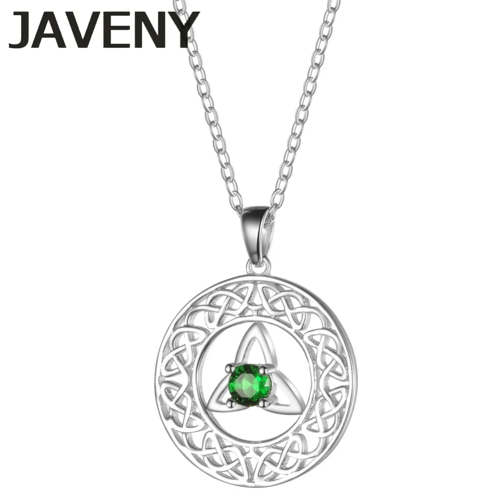 Ожерелье для невесты "925 Серебро с кельтским узлом и кубическим цирконием" в виде диска с пendants для женщин, в подарок на день рождения, оптом 10 штук.