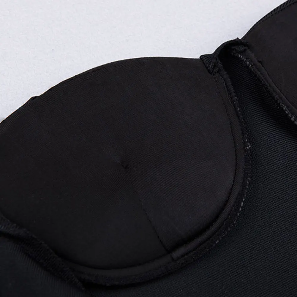 Бюстгальтер с подкладкой черный лямкой на шее вискозное трикотажное платье до