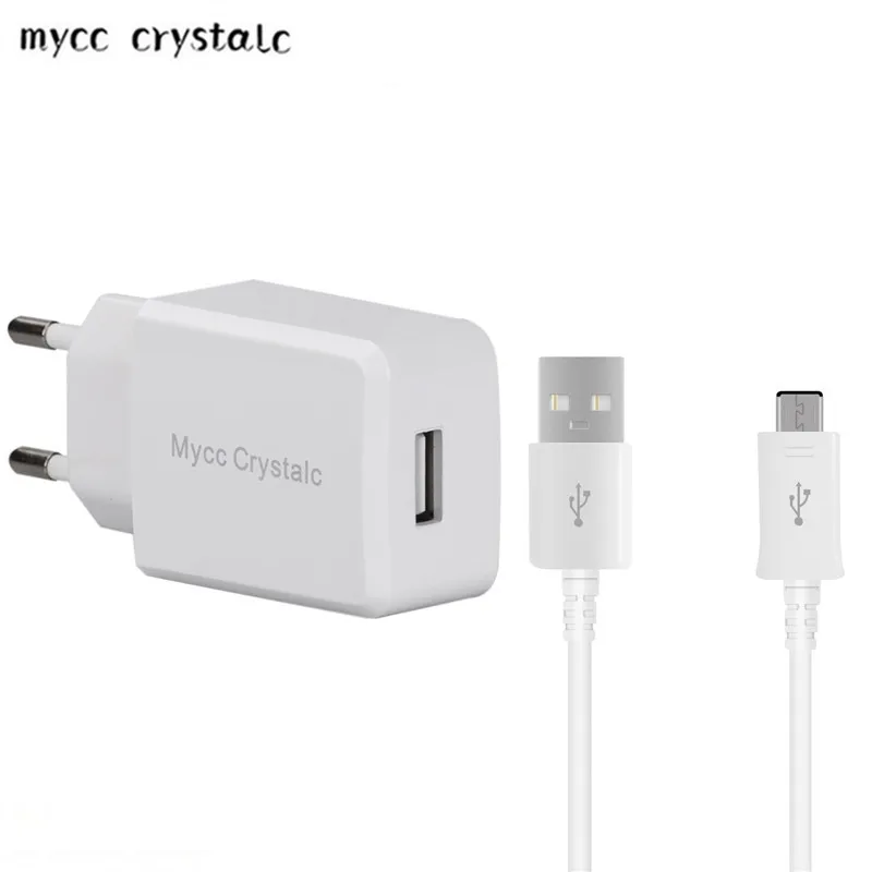 5V 2.4A EU Plug Travel Wall Charger Adapter + Micro USB Cable for Xiaomi Redmi 2 3S 4 4X 4A 5A Note 3 5 Plus Prime Pro | Мобильные