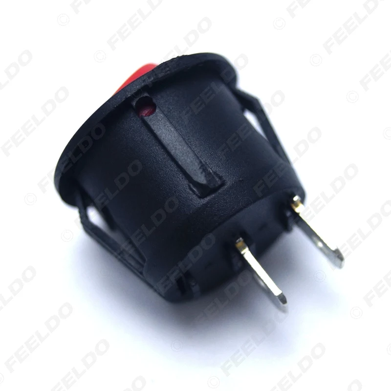 Motobot 2 Pin 23 мм Диаметр круглая кнопка 6A/250V 10A/125V AC автомобиль/Авто/Лодка Rocker SPST
