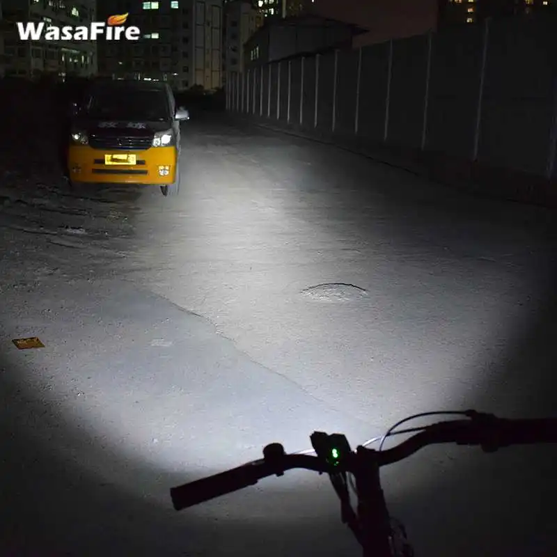 Фонарь налобный велосипедный светодиодный 5000 лм 6400 мА · ч|xml u2 led|6400mah battery6400mah battery