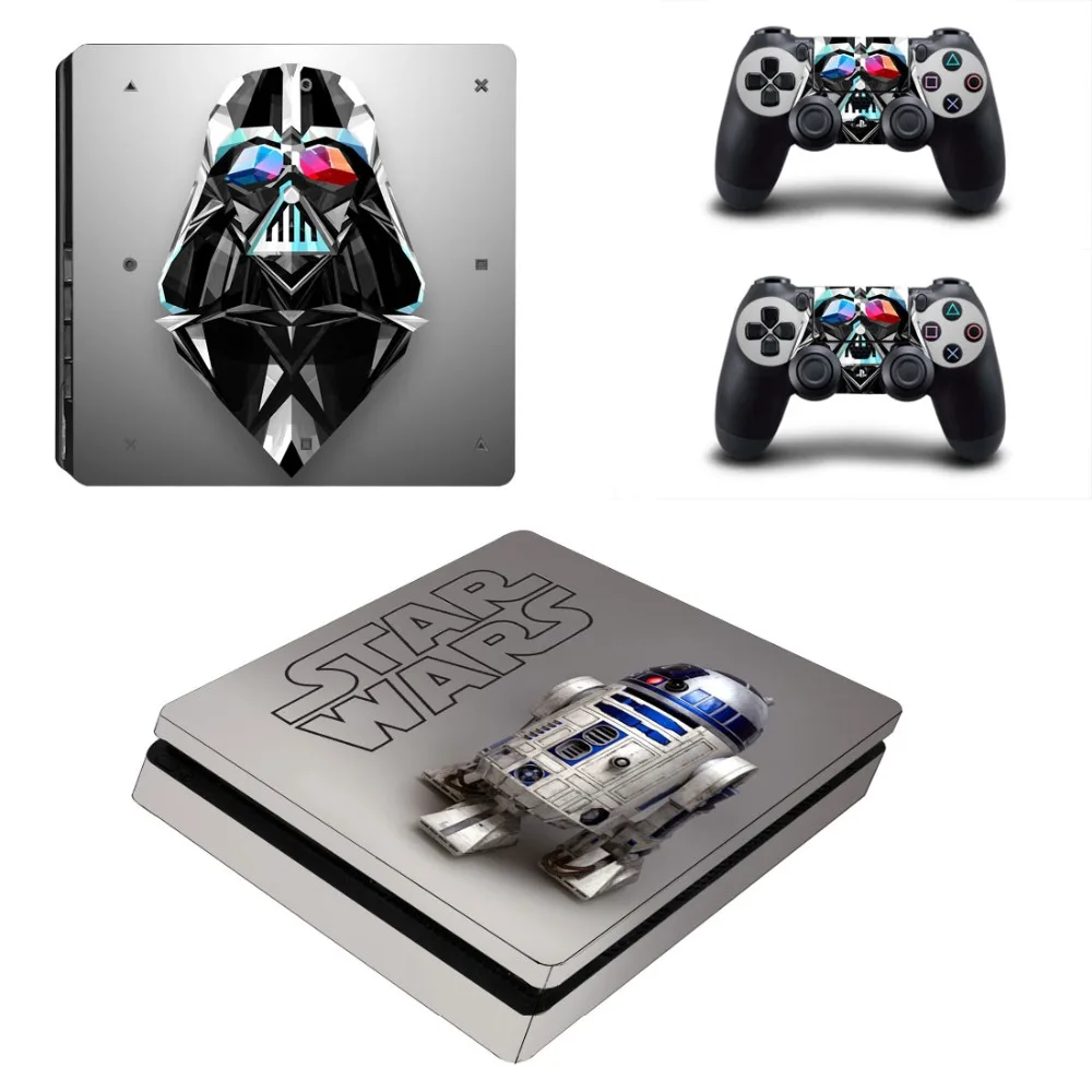 Виниловая наклейка Star Wars для консоли Playstation 4 и контроллера PS4 Slim Skin | Электроника