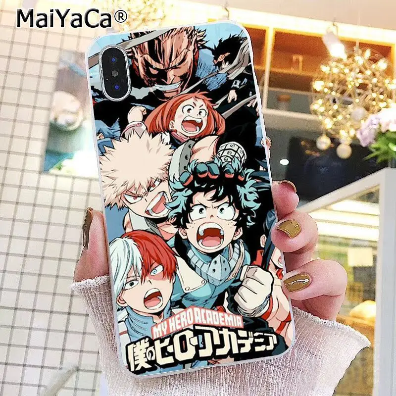 A13 MaiYaCa аниме мой герой Academy deku bakugou Boku no Hero Academy чехол для телефона для iphone 11 Pro 8 7 6 6S Plus X XS MAX 5 5S SE XR - Цвет: A13