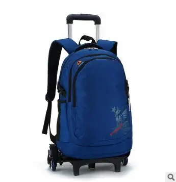 Школьный рюкзак на колесиках, дорожная сумка на колесиках для мальчиков и девочек