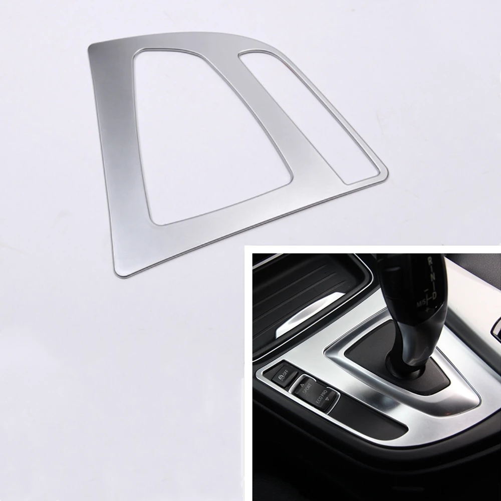 

Stainless Gear Shift Lever Knob Panel Cover Trim Decorate Sticker Fit For BMW 3 Series F30 316i 320i 328i 2013-2015 Car Styling