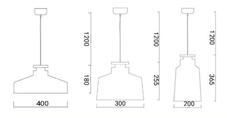 

Interior Designer's Lighting Creativity of Home Decoration pendant light white & black pendant lamp