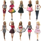 Платье для куклы NK, 10 компл.лот, вечерние наряд для куклы Барби, лучший подарок для девочки