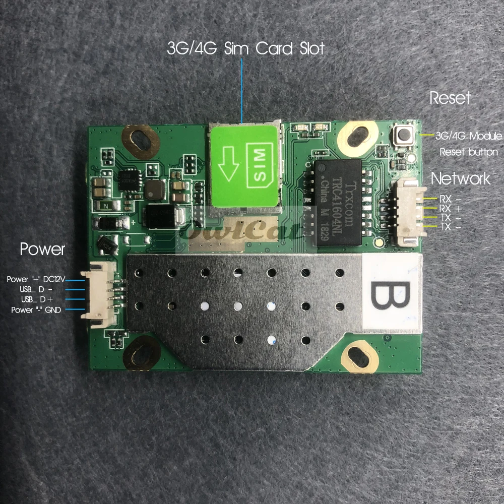 OwlCat 3g 4G SIM Камера видеонаблюдения запасные части 4G PCB модуль материнская плата zte замена сигнала материнская плата