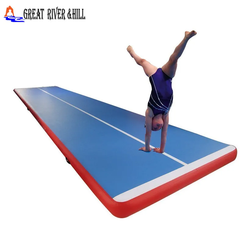 

shool use for gymnastics training inflatable air mat airfloor for tumbling with great river hill brand