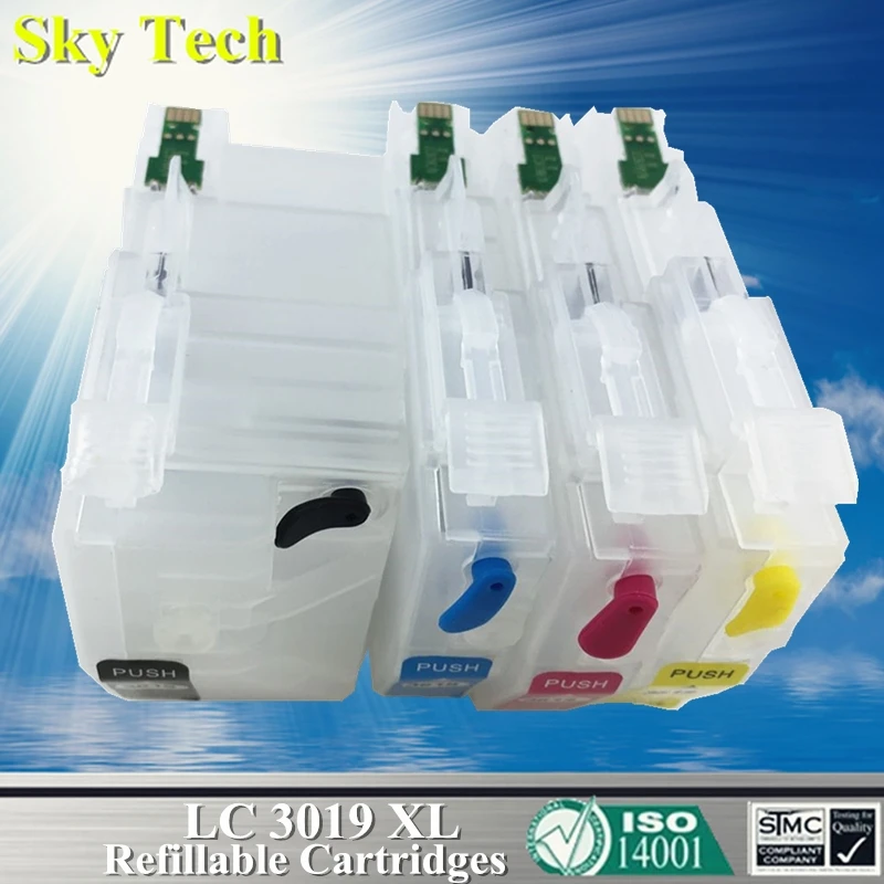 Пустой перезаправляемый картридж для LC3019 LC3017 LC 3019 Brother MFC J5330DW J6530DW J6730DW J6930DW и т.