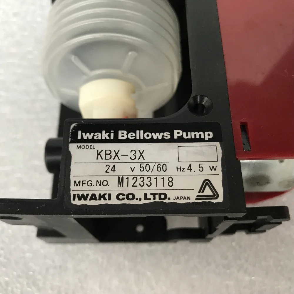 Б/у Оригинальный насос Iwaki Belows 24 в 4 5 Вт I013133 KBX 3Z для мини лодок Noritsu QSS 32 хорошее
