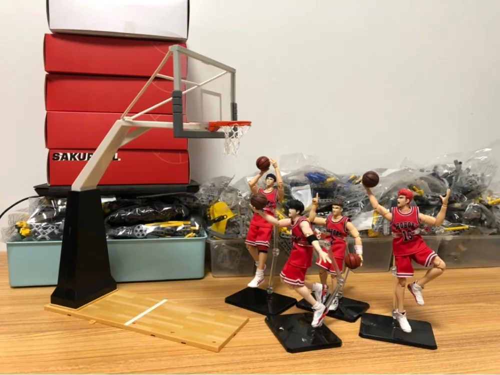 Dasin GT баскетбольная бэкборд для 6 дюймов фигурка Slam Dunk Hanamichi Sakuragi модель ND030