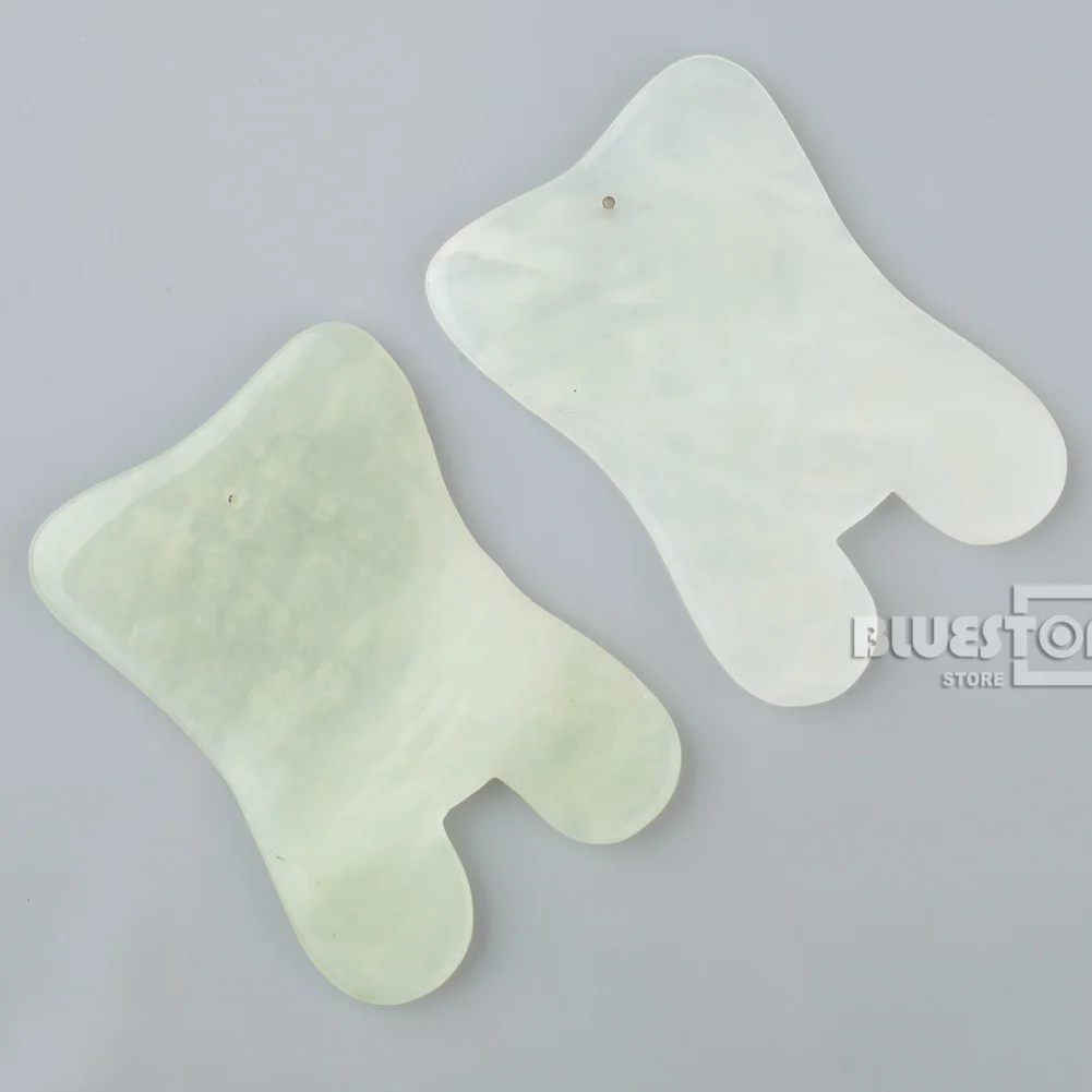 New Gua Sha Guasha массаж для лица красота Tool Chinese Natural Jade Health Cure | Красота и здоровье