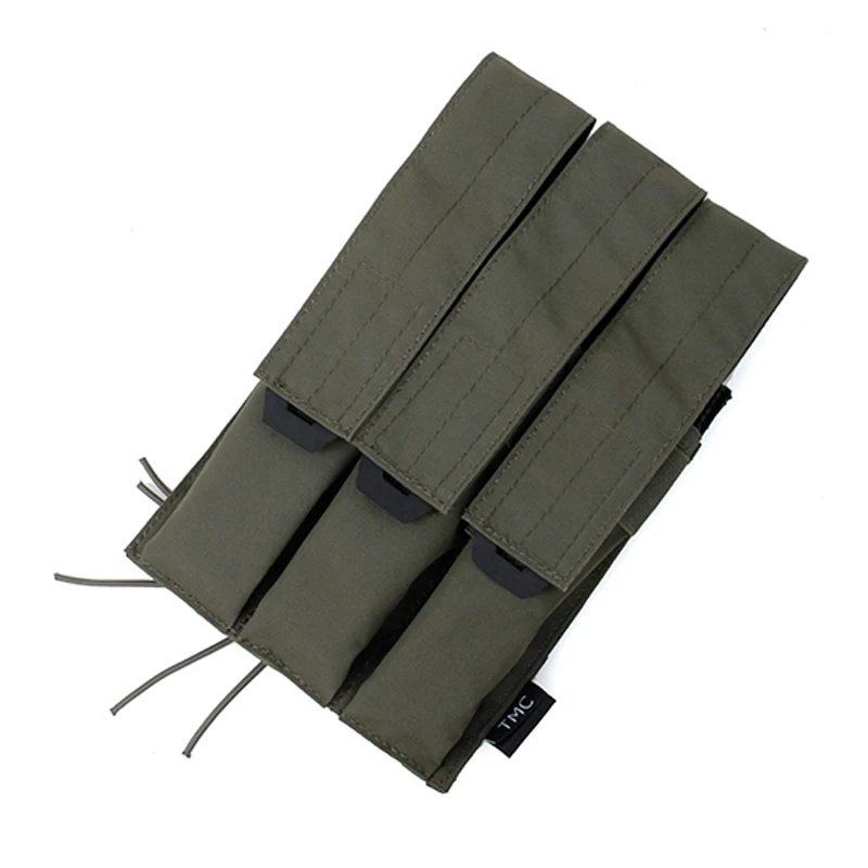 Foliage green TMC тактическая Тройная журнальная сумка Kriss Vector MOLLE Mag Carrier SMG Mag Camo Военная переноска магазинная сумка 2121 - Цвет: Foliage green
