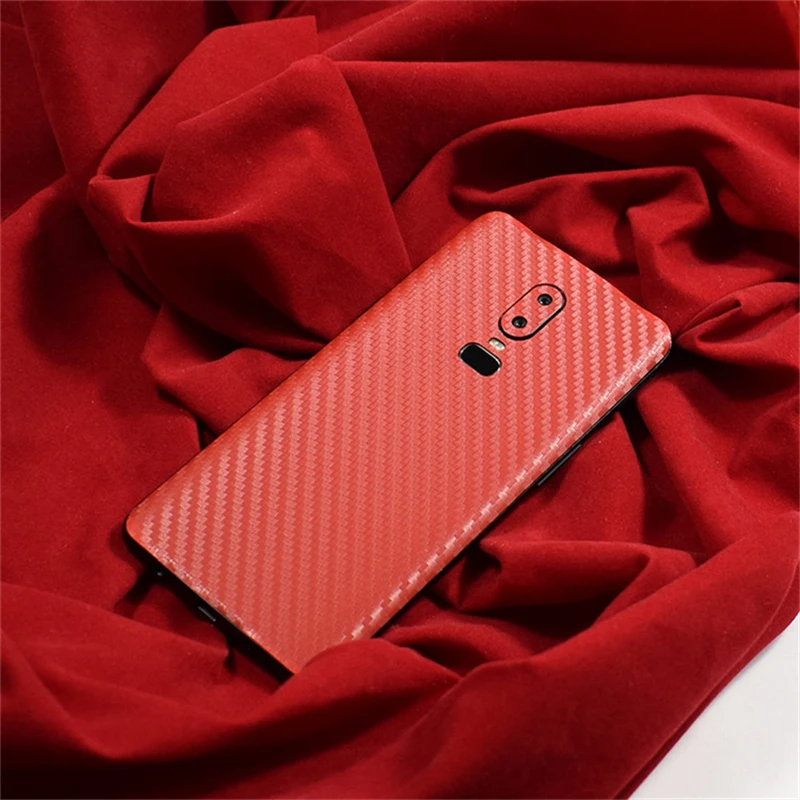 Пленка наклейка для OnePlus 7 Pro 3D красочное углеродное волокно Skins пленка на заднюю