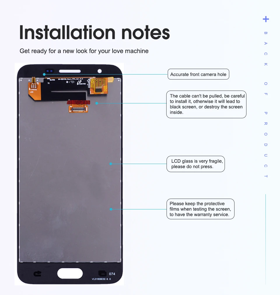 OEM дисплей для SAMSUNG Galaxy J5 Prime lcd сенсорный экран дигитайзер G570 SM-G570F On5 G571 G571F черный белый золотой