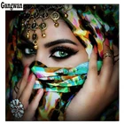 Картина из страз ангельские глазки с вуалью для женщин, индийская красота, алмазная вышивка, домашний декор, мозаика из страз, картины для девочек, поделки