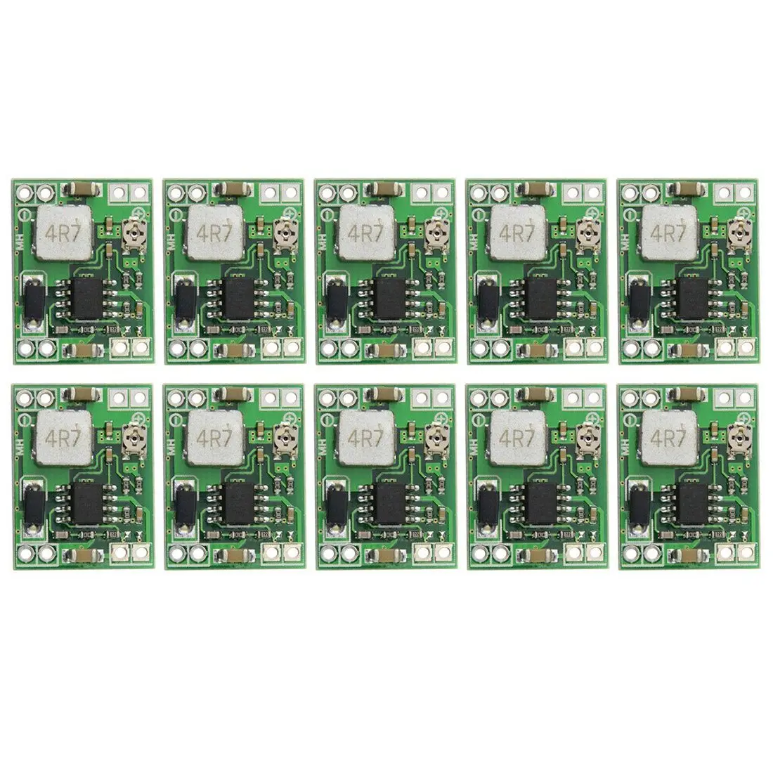 10 шт Mini MP1584EN DC-DC понижающий преобразователь 3A Регулируемый модуль с 24v до 12v 9v 5v 3v |
