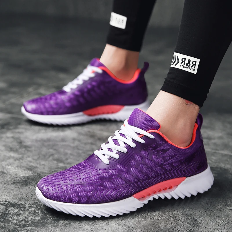 Унисекс Обувь для влюбленных пар Дышащие женские кроссовки Женская обувь отдыха