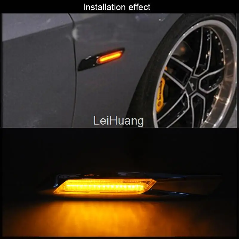 Для BMW E81 82 87 88 E90 91 92 93 E60 61 автомобильный Рулевой свет крыло боковые огни маркер