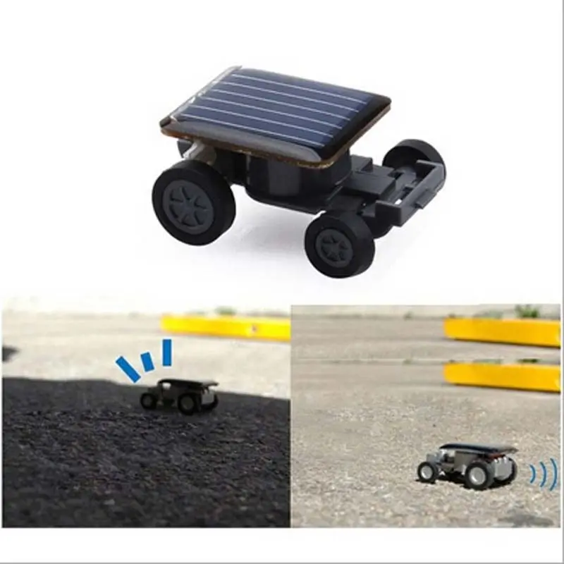 Забавные мини-игрушки для детей игрушечный автомобиль на солнечной энергии