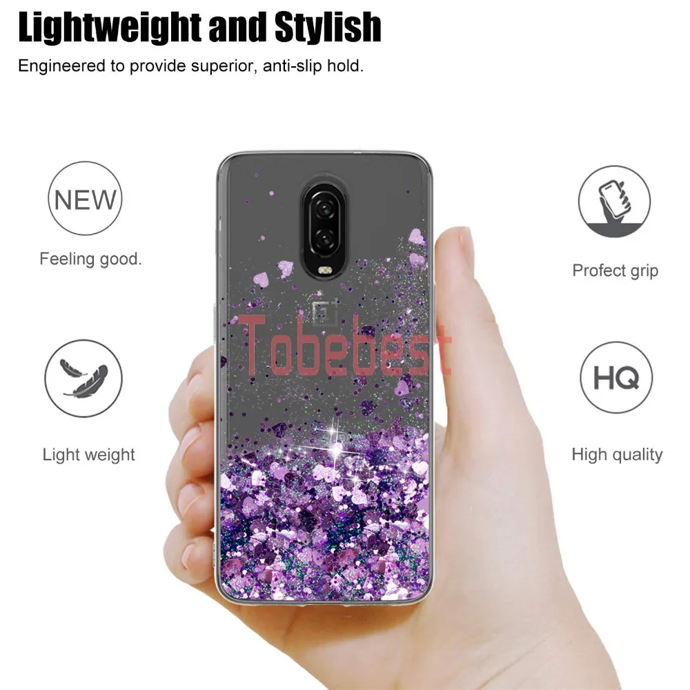 One plus 6T case Dynamic Liquid Quicksand Glitter Case For Plus Coque Oneplus oneplus 1+6T Soft TPU Slicone Cover |