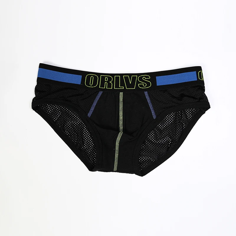C Мужское нижнее белье трусы ORLVS мужские сетчатые сексуальное зимнее Cueca Мужская