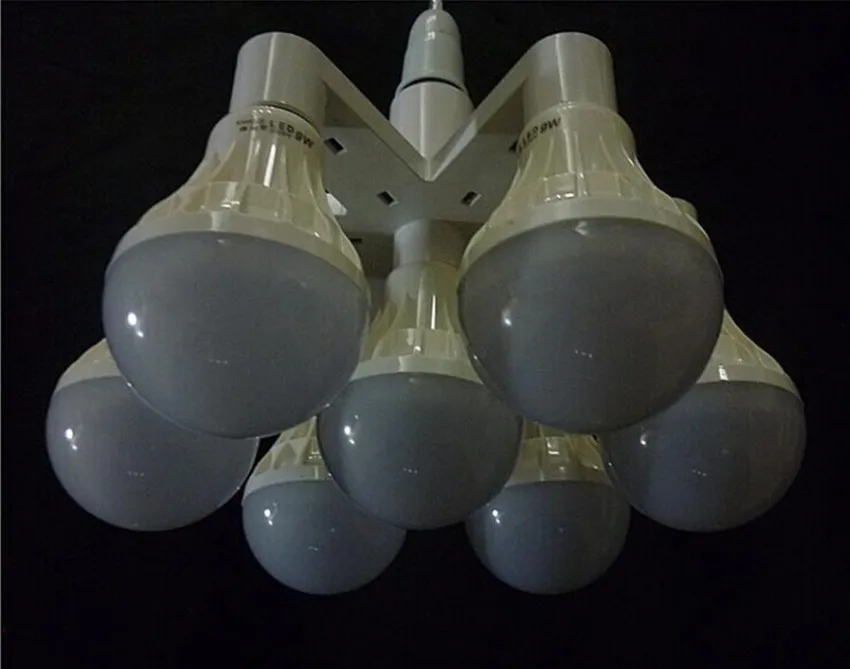 

Free shipping Lamp Holder Converter E27 to 7 (E27) Lamp holder Bulb Adapter Converter Splitter variable multiple